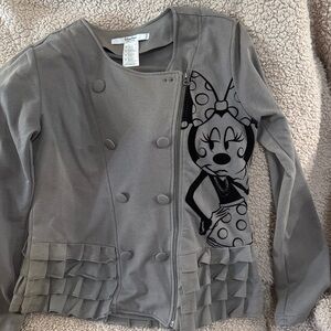 Minnie Mouse Adult Jacket Gray